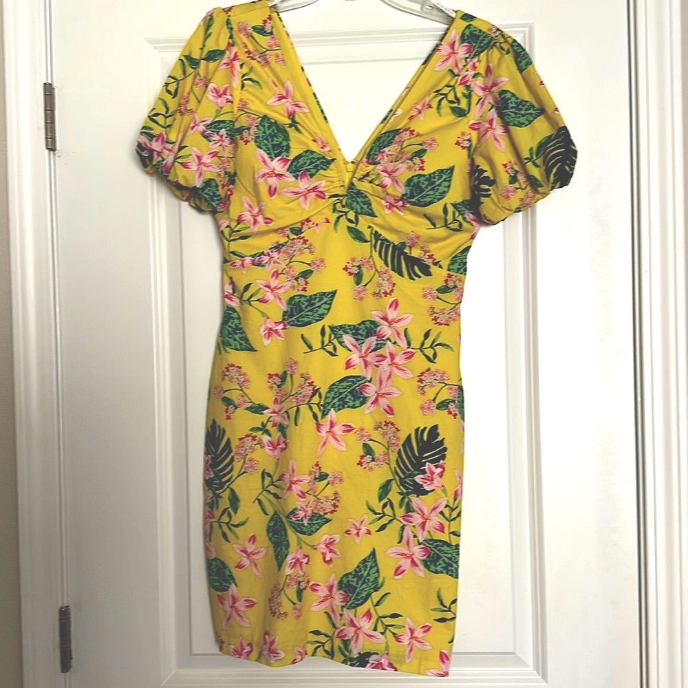 Guess tropical print dress